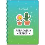Keskin Color Keskin 16*23 Spiralli Sert Karton Kapak Arkadaşlık Defteri - No:02 - 1 Adet - --