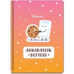 Keskin Color Keskin 16*23 Spiralli Sert Karton Kapak Arkadaşlık Defteri - No:03 - 1 Adet - --