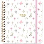 Keskin Color Keskin 19*21 Sert Kapak Spiralli Süresiz Ajanda - Bloom - 1 Adet - Çok Renkli
