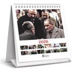 Keskin Color Keskin 2026-KARE Atatürk Masa Takvimi Renkli 2026 Yılı İçin Kare Tasarım - --