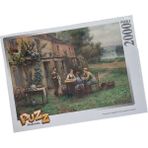 Keskin Color Köy Evinde Kahve 2000 Parça Yapıştırıcı Puzzle