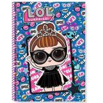 Keskin Color L.O.L. A5 80 Yaprak Çizgili Karton Kapak Sürprizli 60 gr Spiralli Defter