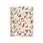 Keskin Color La Plume Flowers Pp Kapak 80 Yaprak Kareli 17x22 cm Spiralli Defter