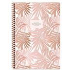 Keskin Color La Plume Spiralli Leaves Kahve Karton Kapak 80 Yaprak A4 Kareli Defter