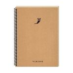 keskin color la plume viking 17x24cm 100 yaprak çizgili spiralli sert kapak not defteri 417955-99 - Karışık