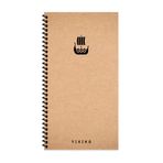 Keskin Color La Plume Viking Spiralli Gemi Sert Kapak 80 Yaprak 10x19 cm Çizgisiz Defter
