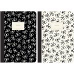 Keskin Color Limited Edition B5 40 Yp. Terzi Dikiş Not Defteri - 2'li Blk & White Bows - 1 Adet - --