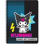 Keskin Color Lisanslı Kuromi A4 80 Yaprak Çizgili Karton Kapak Spiralli Defter - Lacivert