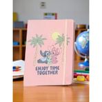 Keskin Color Lisanslı Stitch Enjoy Time Together 80 Yaprak A5 Defter - Pembe - Standart