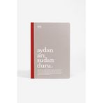 Keskin Color Lugat365 x Karatis 13 * 19 64 Yp.Çizgili Defter-Aydan Arı Sudan Duru