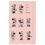 Keskin Color Minnie Lastikli Ciltli 13X21 80 Yaprak Çizgili Defter