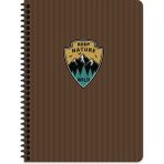 keskin color not defteri 16,5x22,5 cm 80 yaprak kareli spiralli karton kapak ooutdoor 385642-99 (6 lı paket) - Karışık