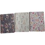keskin color not defteri 16,5x22,5 cm 80 yaprak spiralli karton kapak kareli 385942-99 (6 lı paket) - Karışık