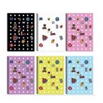 Keskin Color Palstik Kapak Spiralli Fun Not Defteri A6 80 Yaprak Kareli 323262-99 (6 Lı Paket)