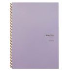 Keskin Color Pastel Note Spiralli Lila Plastik Kapak 80 Yaprak 16,5x22,5 Çizgili Defter