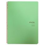 Keskin Color Pastel Note Spiralli Yeşil Plastik Kapak 80 Yaprak 16,5x22,5 Çizgili Defter