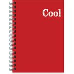 keskin color plastik kapak spiralli cool not defteri a6 küçük boy 80 yaprak çizgili 321681-99 (12 li paket) - Karışık