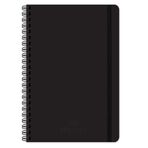 Keskin Color Premier Spiralli Siyah Sert Kapak 120 Yaprak 17x24 Çizgili Defter