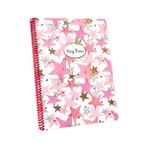 Keskin Color Princess Yıldız Çizgili Defter 80 Yaprak Renkli 16,5X22,5 Ölçülerle Kullanıma Uygun