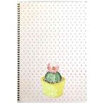 Keskin Color Saguaro 20x28 100 Yaprak Pembe Çizgili Spiralli Sert Kapak Defter