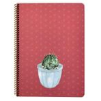 Keskin Color Saguaro Spiralli Kaktüs Sert Kapak 100 Yaprak 20x28 Kareli Defter