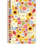 Keskin Color Sert Kapak Düz Çiçek Ayçiçeği 13x21 cm Spiralli Defter