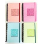 Keskin Color Sert Kapak Frames 17X24 cm 100 Yaprak Çizgili Spiralli Defter