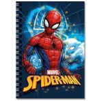Keskin Color Spiderman 80 Yaprak Çizgili A6 Not Defteri Spiralli Lisanslı - 3 Adet
