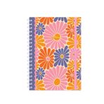 Keskin Color Spiralli Defter Çiçekler Pembe 19x25