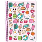 Keskin Color Sweet Fun Spiralli Plastik Kapak 80 Yaprak A4 Çizgili Defter