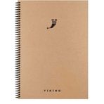 Keskin Color Viking Sert Kapak 20x28 cm 100 Yaprak Çizgili Spiralli Defter