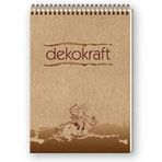 Keskin Dekokraft Düz A4 100 Yaprak Spiralli Bloknot