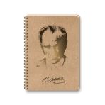Keskin Funky Ata Spiralli Defter 17x23 Düz 100 Yaprak ( 418110)