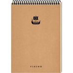 Keskin La Plume Viking 17 x 24 cm Bloknot Kraft Kapak 60Yaprak Çizgili Üstten Spiralli 145491 99