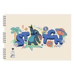 Keskin Lilo & Stitch Spiralli Resim Defteri 17x25 cm 15 Yaprak 300115-14 - Çok Renkli - Standart
