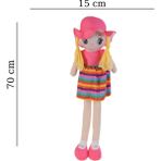 Keskin Sound 70 cm Safinaz Bez Bebek - Pembe
