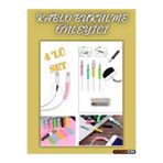 Keskon 4’lü Paket Kablo Koruyucu Silikon Spiral – USB Kabloları İçin Kırılma Önleyici Dayanıklı Tasarım