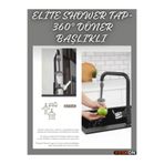 Keskon Elite Shower Tap – 360° Döner Başlıklı Tasarruflu Musluk Ucu, Basınç Artırıcı ve Su Tasarruflu