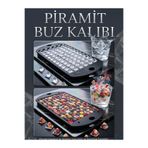 Keskon Mini Piramit Buz Kalıbı | Çoklu Mini Buz Yapıcı | Silikon Buzluk