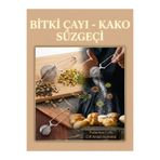 Keskon Paslanmaz Çelik Pratik Bitki Çayı Süzgeci ve Un/Kakao/Pudra Şekeri Eleği – Maşalı Çay Süzgeci