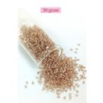 Kesme Cam Boncuk 2mm - 20 Gram - Açık Kahverengi -BNC331