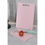 Kesme Tahtası Plastik 2'li Pembe