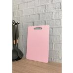 Kesme Tahtası Plastik Pembe 14x24 Cm