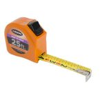 Keson PGTFD25 V kısa Mezura, Toggle-kilit ve çelik bıçak ağzı, 25 m x 1 inç
