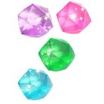 kesurpae 4 adet Top Fidgets Taşımak için Squishys Küp TPR Taşınabilirlik için Paketlenmiş Fidget 4 adet Ice-cube Stres Fidget Topu