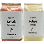 Ketbox Organik Sertifikalı Bebek Tarhanası ve Bebek Irmiği Ek Gıda Seti + 6 Ay