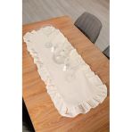 Keten | Fırfırlı Runner 40 x 110 Cm - ZTRUNNER