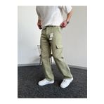 ketench Erkek Kargo Cepli Gabardin Baggy Pantolon-Su Yeşili() E1001