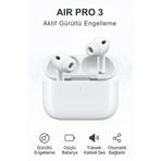 KETENOFFİCİAL Pro 3 ANC Kablosuz Bluetooth Kulaklık Aktif Gürültü Engelleme En Yeni Nesil Yüksek Ses Kalitesi