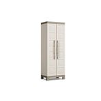 Keter Excellence 4 Raflı ve Uzun Bölmeli Plastik Dolap Bej 65x45x182 cm